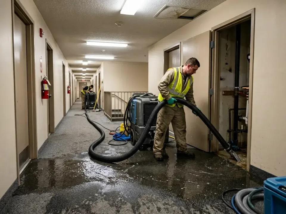multi-unit-apartment-hallway-f-005 — frequently asked questions, Emergency Burst Pipe Water Extraction & Removal in South Hu…